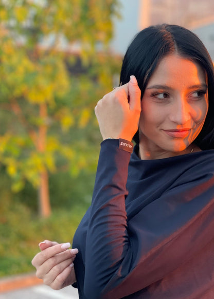 Asymmetric Round Neck Shirt "Spic" - ALLURE