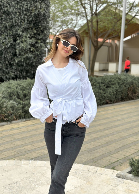 Wrap "Elma" Shirt - ALLURE