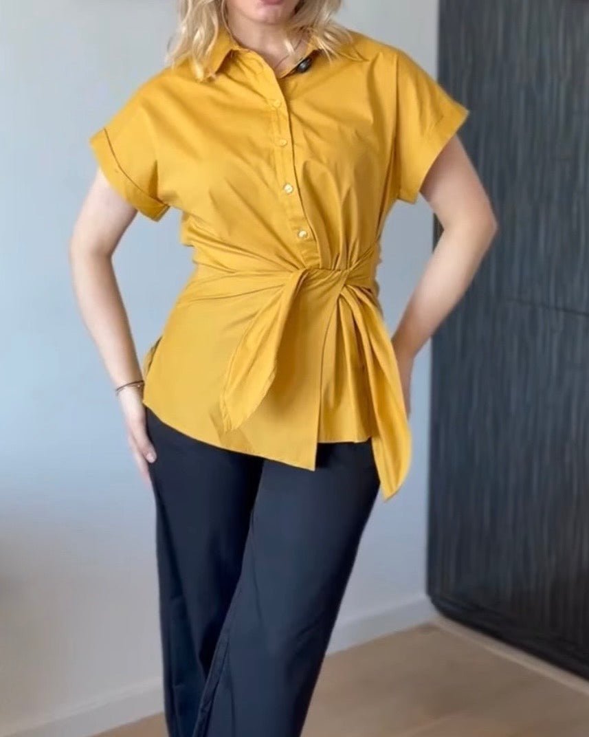 A tie - waist shirt Boba - ALLURE