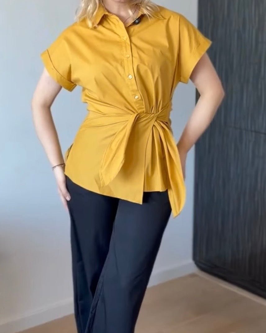 A tie - waist shirt Boba - ALLURE