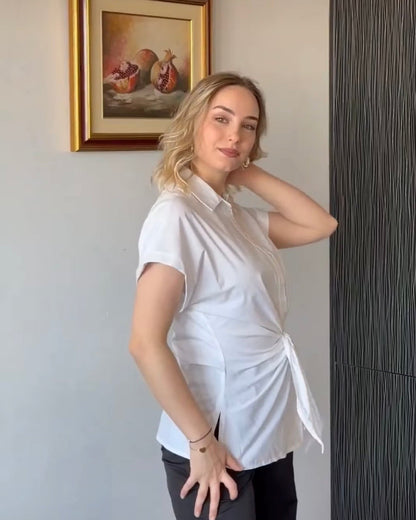 A tie - waist shirt Boba - ALLURE