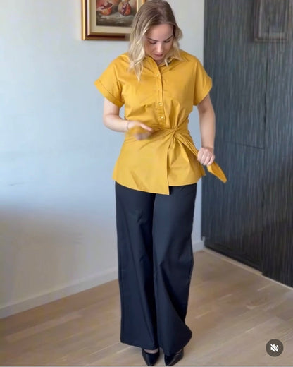 A tie - waist shirt Boba - ALLURE