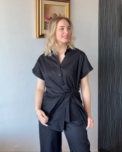 A tie - waist shirt Boba - ALLURE