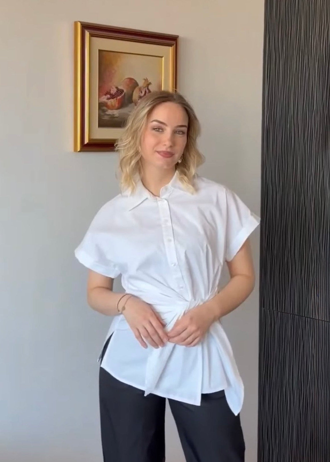 A tie - waist shirt Boba - ALLURE