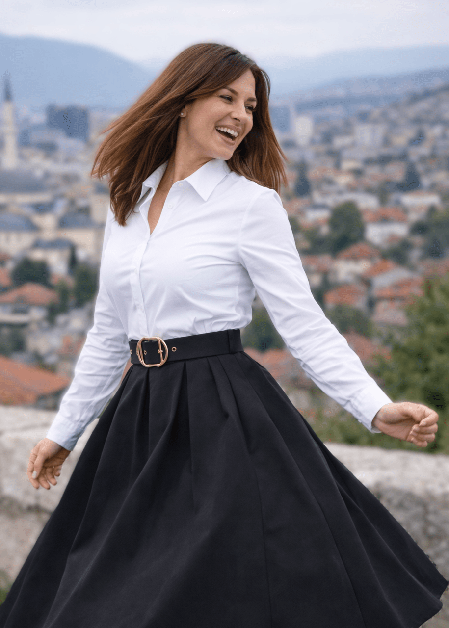 Crna suknja Ema - ALLURE