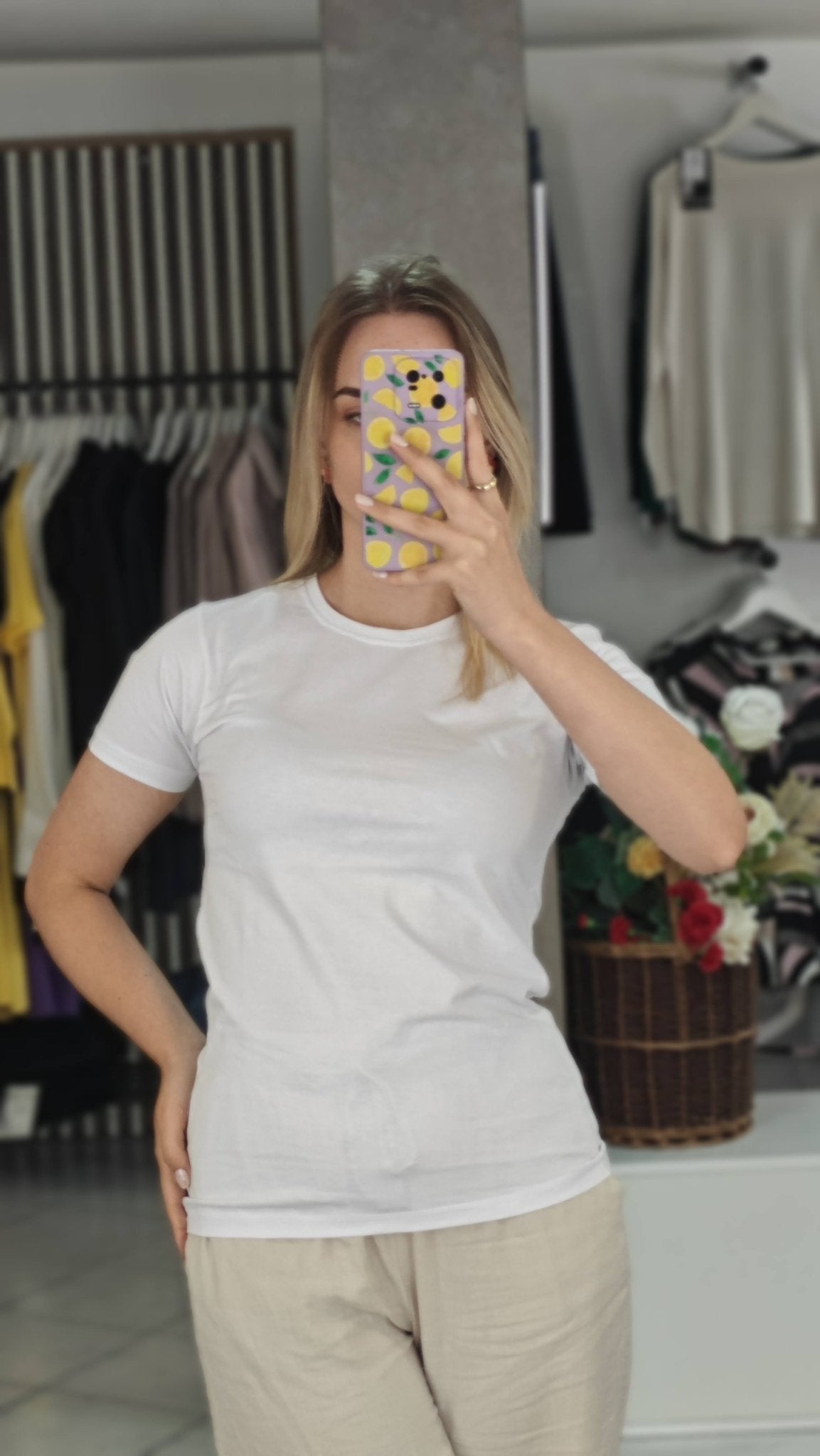 Luna Sola Short Sleeve T-Shirt – Soft Cotton Blend Everyday Feminine Style - ALLURE