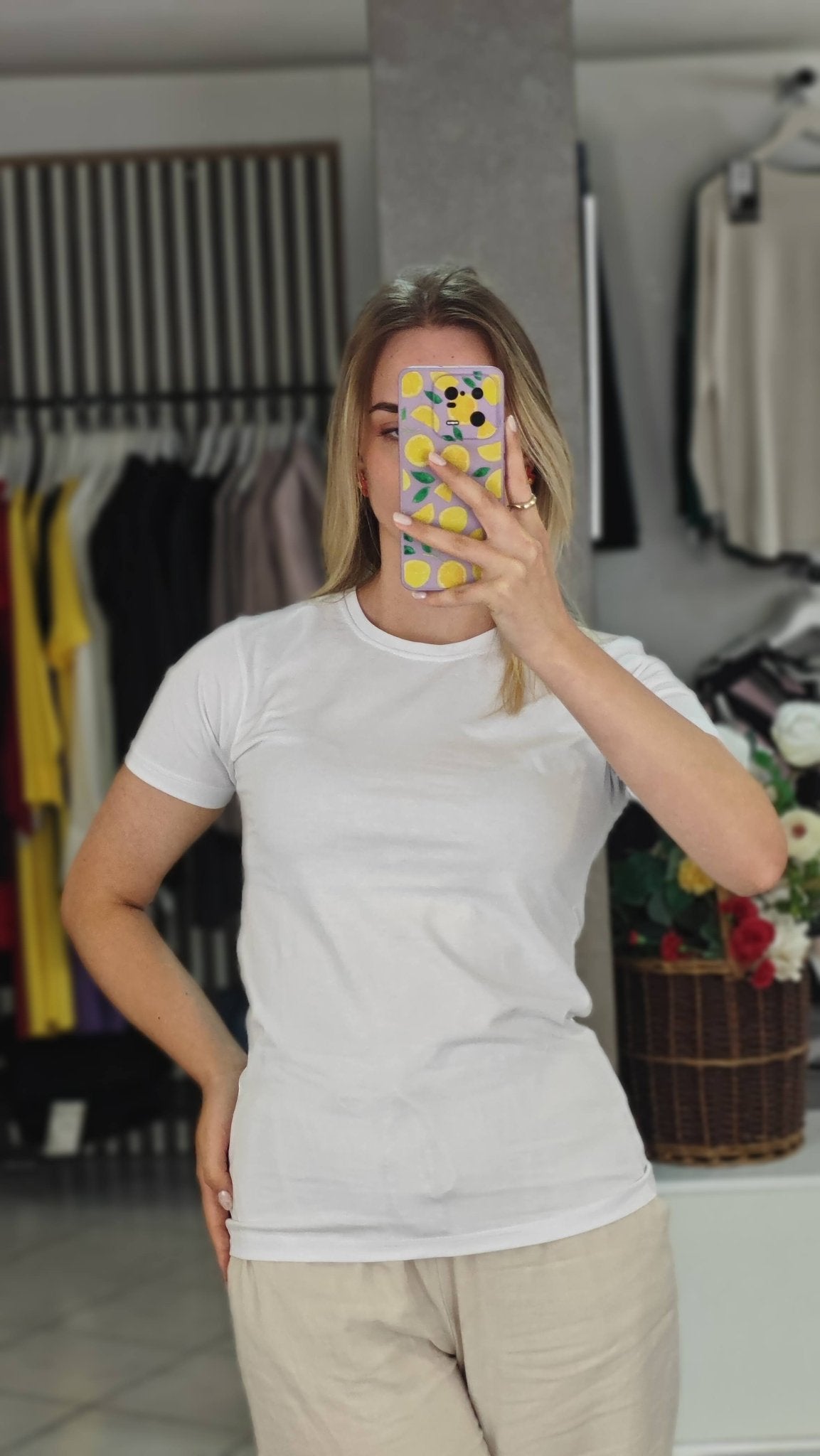 Luna Sola Short Sleeve T-Shirt – Soft Cotton Blend Everyday Feminine Style - ALLURE