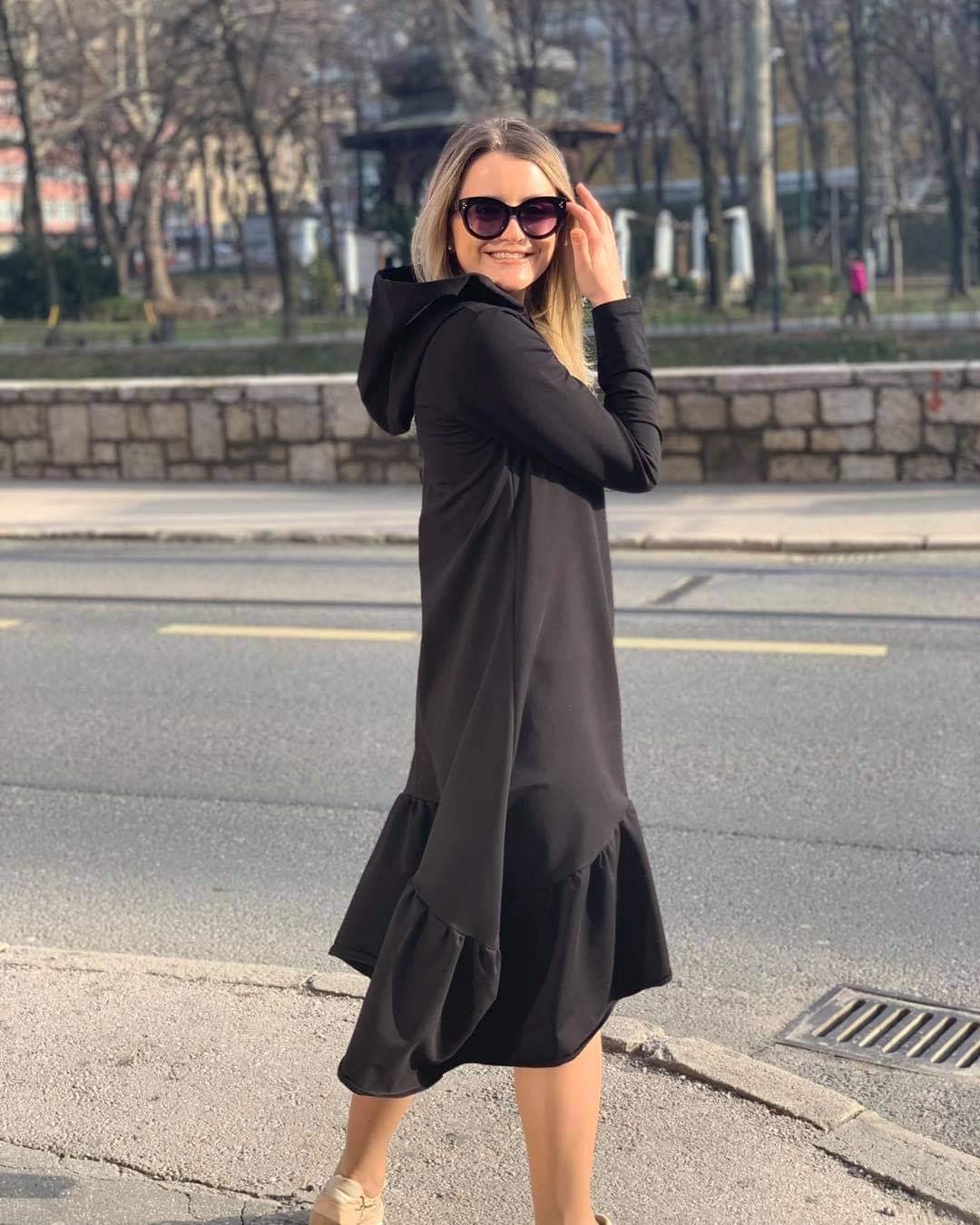 Ruffle "DEMY VOLAN" Dress