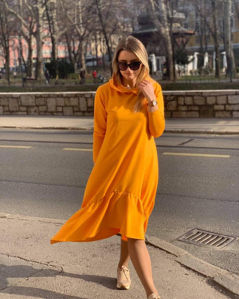 Ruffle "DEMY VOLAN" Dress