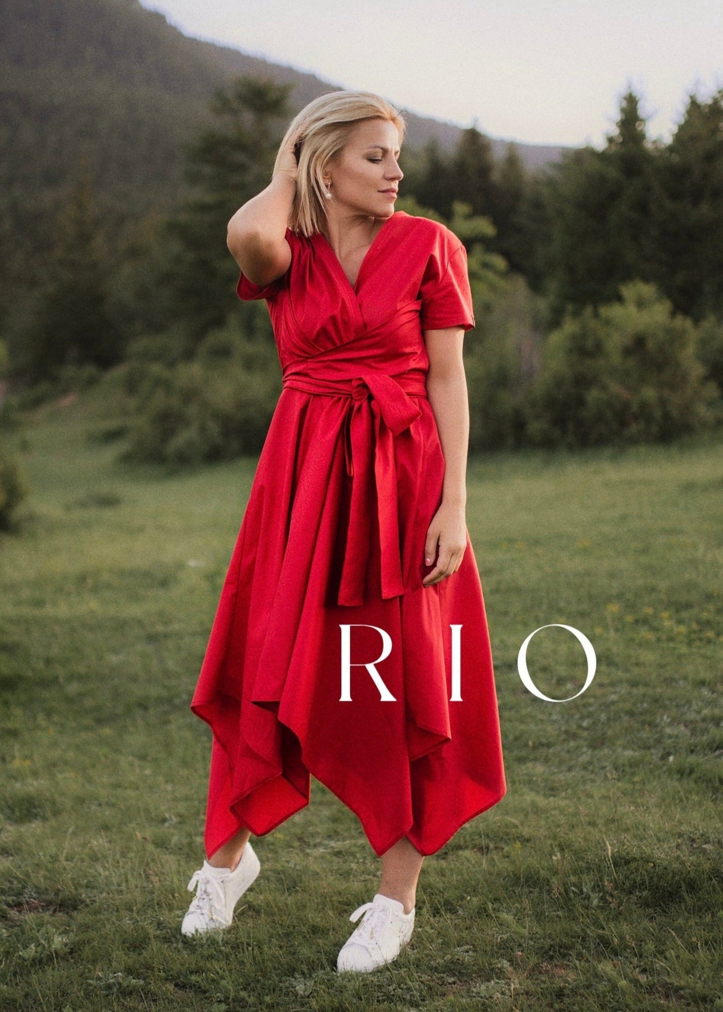 Wrap Midi Dress “RIO”