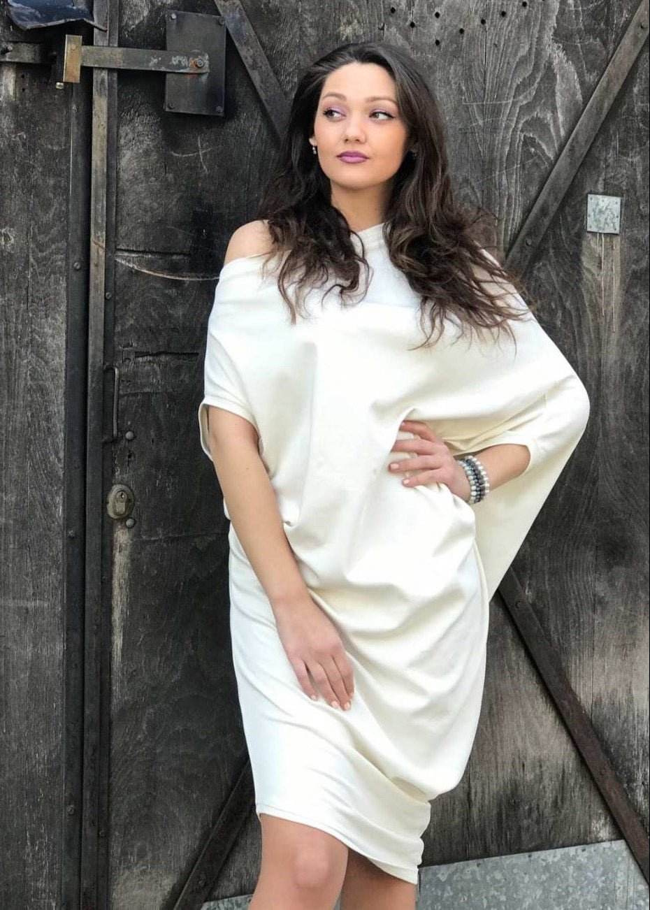 Haljina Sandra spušteno rame - ALLURE