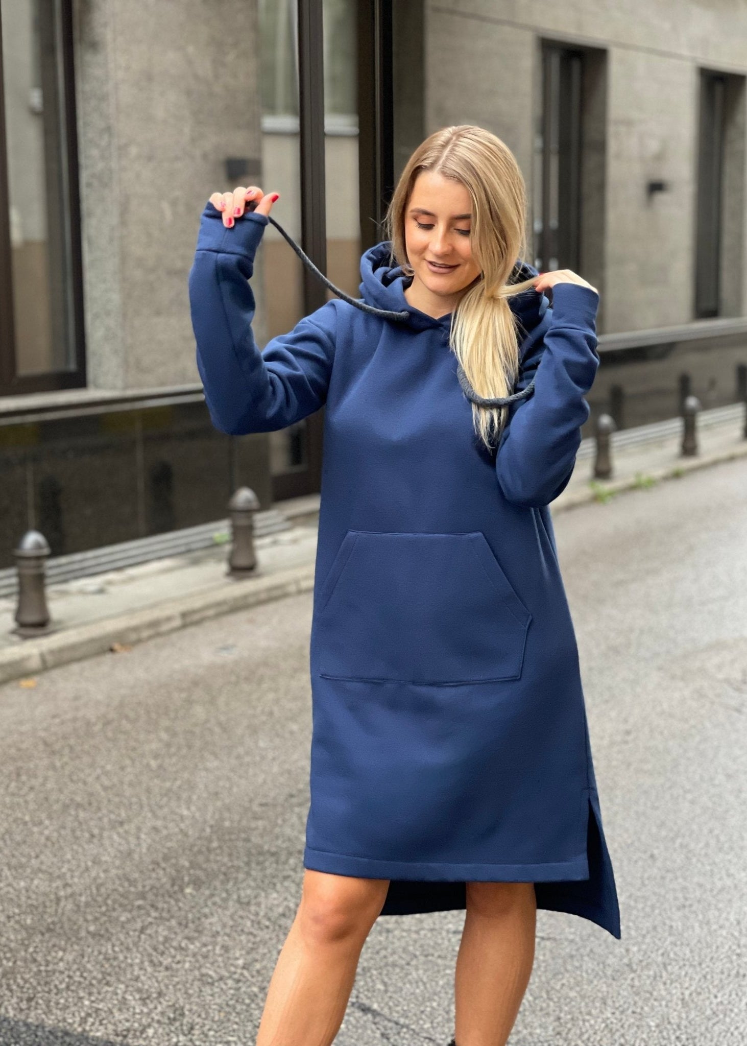 Hooded Dress “Lea” - ALLURE
