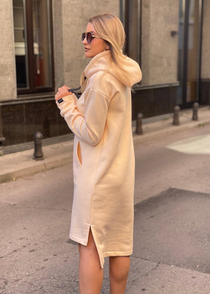 Hooded Dress “Lea” - ALLURE