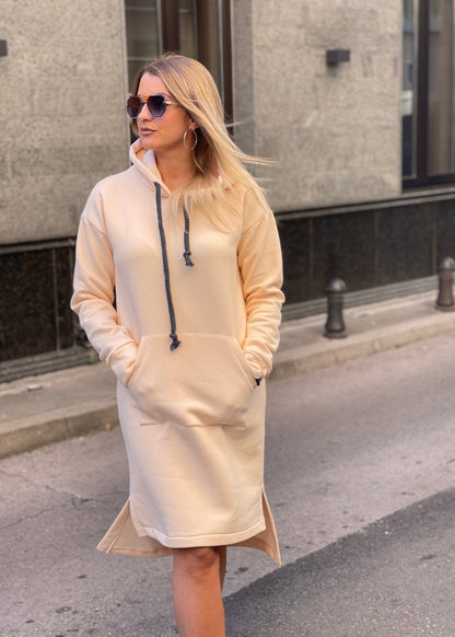 Hooded Dress “Lea” - ALLURE