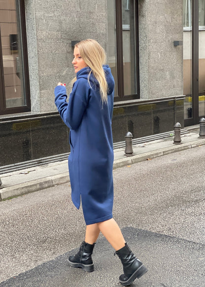Hooded Dress “Lea” - ALLURE