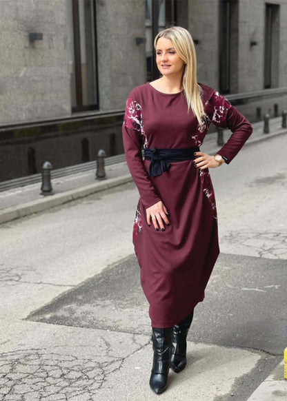Long Sleeved "B" Dress - ALLURE