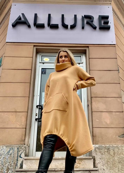 Roll Neck "Emins" Dress - ALLURE