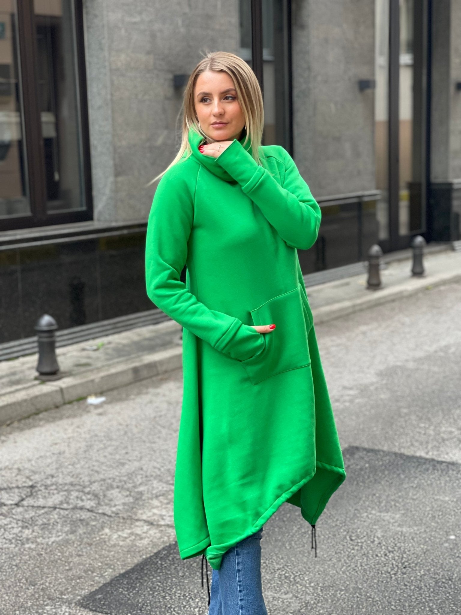 Roll Neck "Emins" Dress - ALLURE