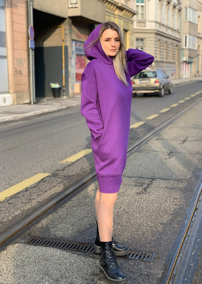 Short Hooded Dress "Jasna" - ALLURE