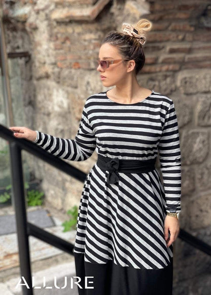 Stripe Dress "Erna" - ALLURE