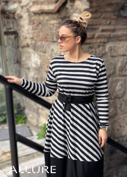 Stripe Dress "Erna" - ALLURE