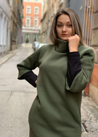 Turtle Midi Dress “Mona” - ALLURE