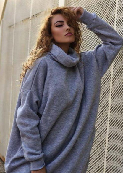 Turtleneck Midi Dress "Jasna" - ALLURE
