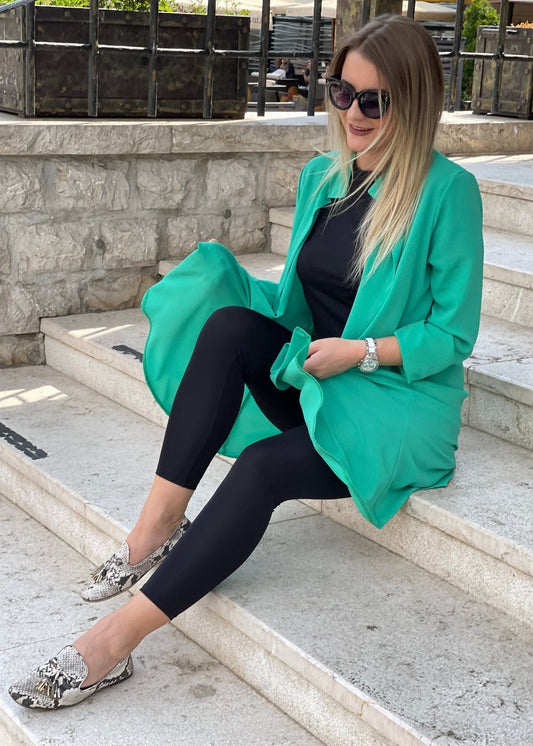 high waisted Leggings - ALLURE women sitting
