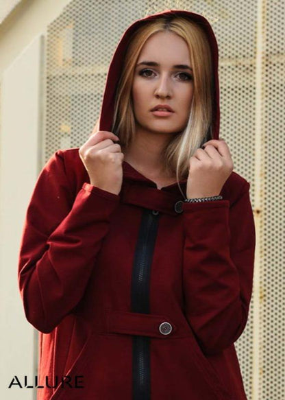 Long Hooded Sweatshirt - ALLURE